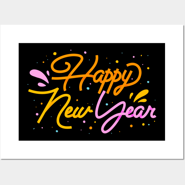 Happy New Year Wall Art by PhotoSphere